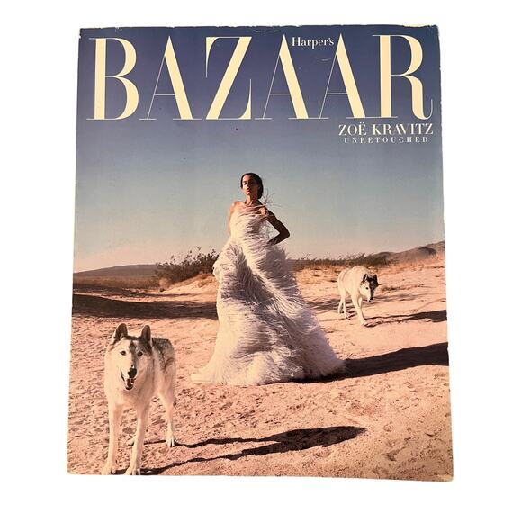 Harper's Bazaar Magazine  - October  2018 - Zoe Kravitz Unretouched - Picture 1 of 15